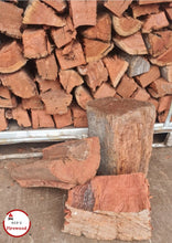 Load image into Gallery viewer, Single Split Redgum Firewood  (Big Shoe Box Size)
