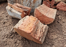 Load image into Gallery viewer, Single Split Redgum Firewood  (Big Shoe Box Size)
